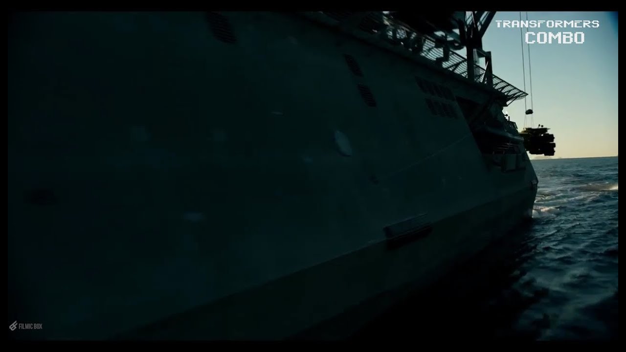 Transformers (2017) Submarine Pursuit Scene Hd