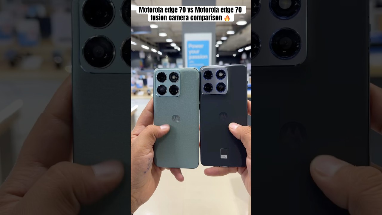 Motorola edge 70 vs Motorola edge 70 fusion camera comparison || #comparison #ytshorts #shorts #new