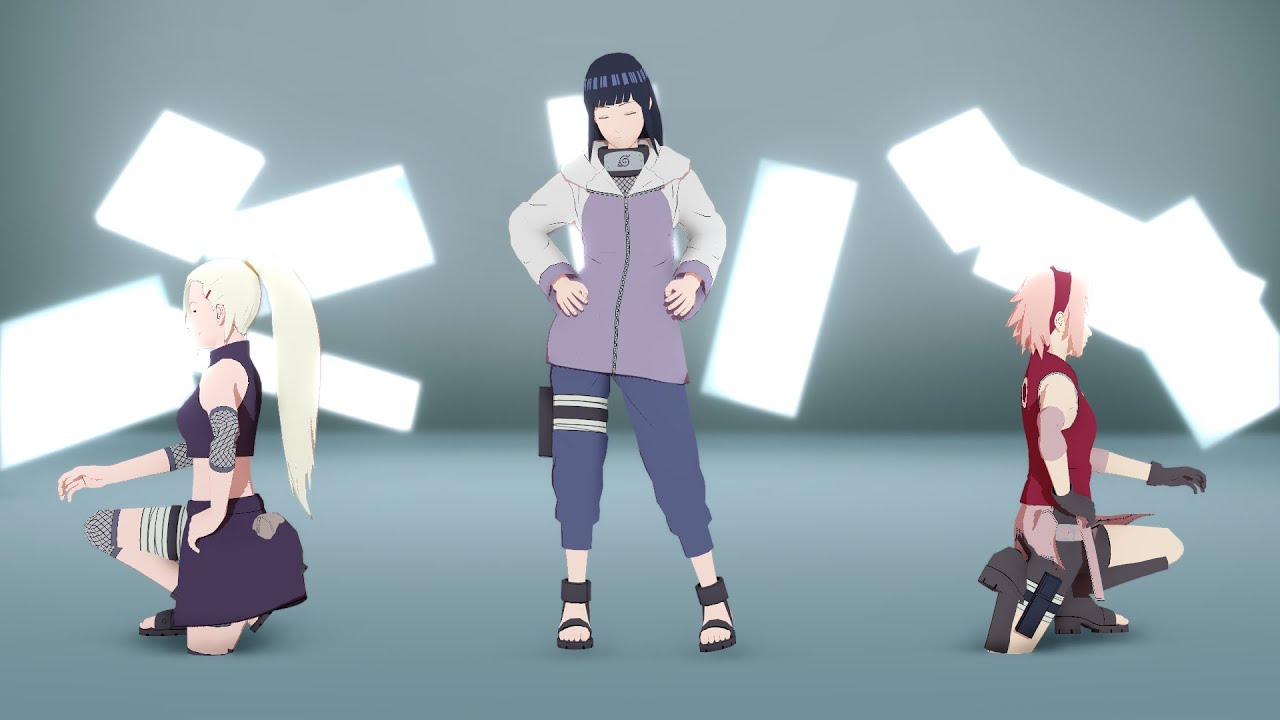 【Naruto MMD/60FPS】Rihanna - Disturbia - Ino*Sakura*Hinata