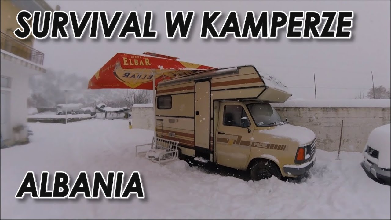 #14 Survival w kamperze, zasypało nas w Albanii