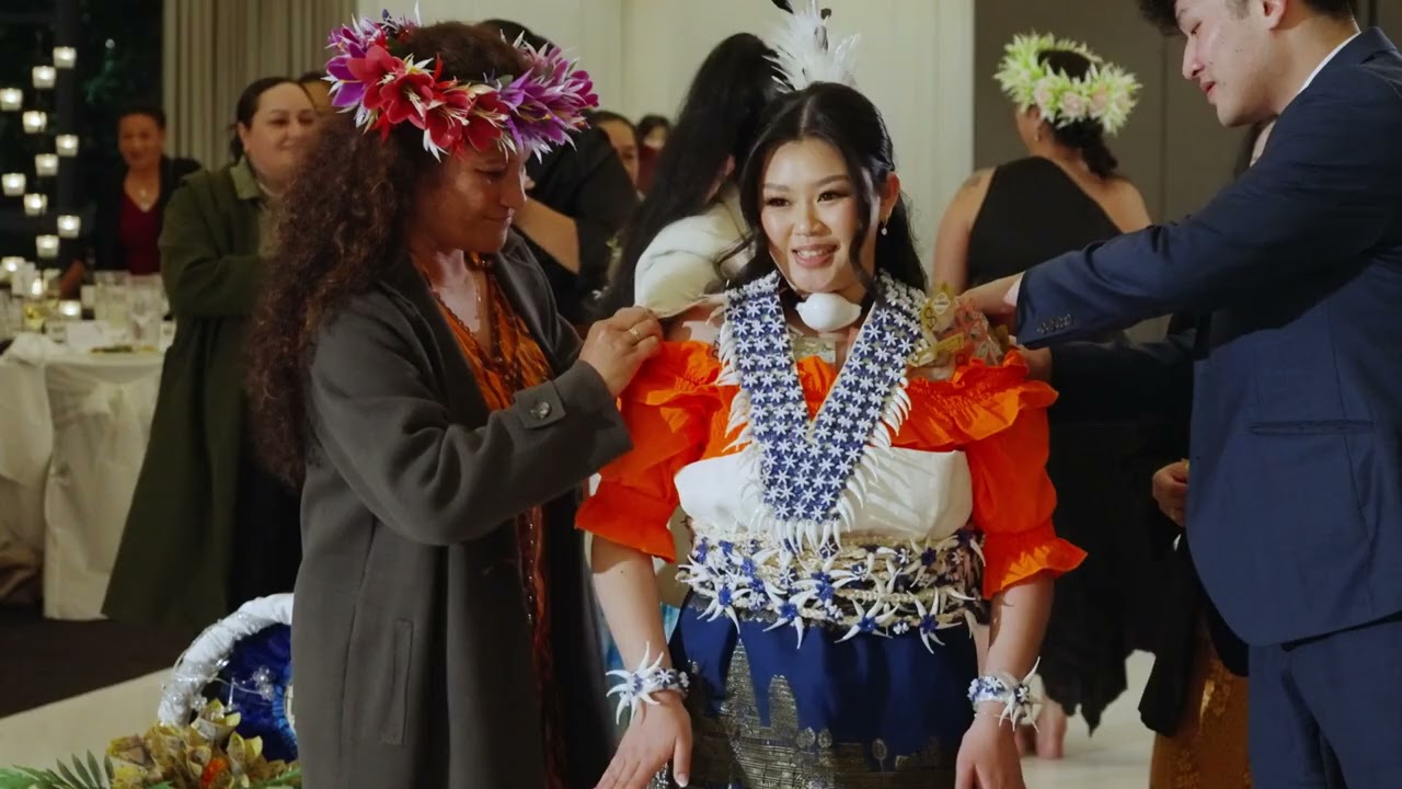 Cambodian/Chinese Bride performs a Tau'olunga to Heilala Faka‘otusia @ Leonda By The Yarra