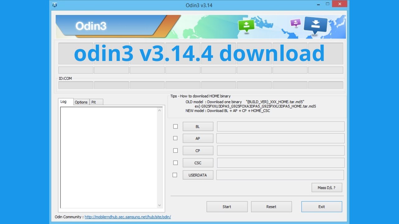 Odin flash tool v3.14.4 download