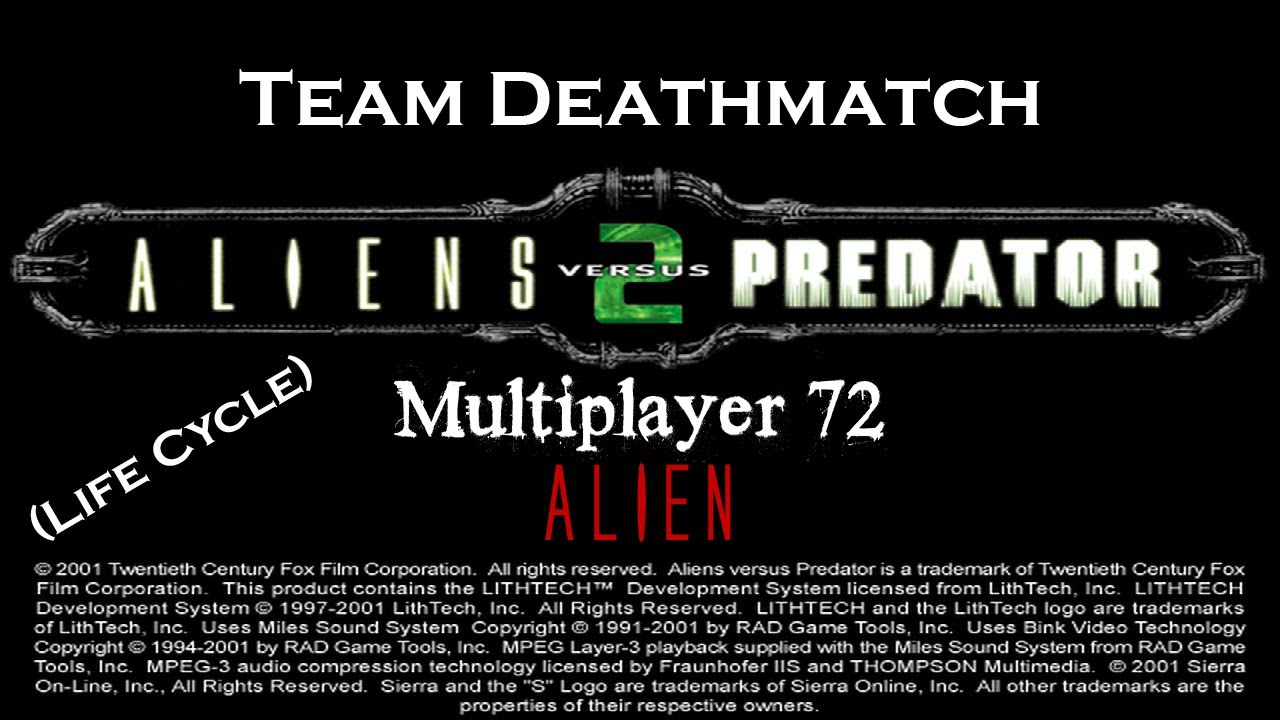 Aliens vs. Predator 2 (2001) - Multiplayer 72 - 1080p 60FPS