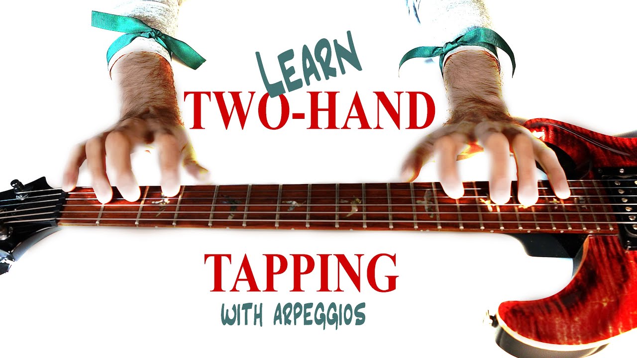 Cool two hand tapping guitar arpeggio exercise anybody can learn!