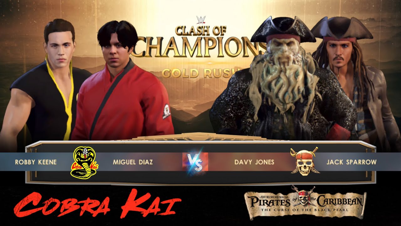WWE 2K22 - Cobra Kai vs. Piratas del Caribe