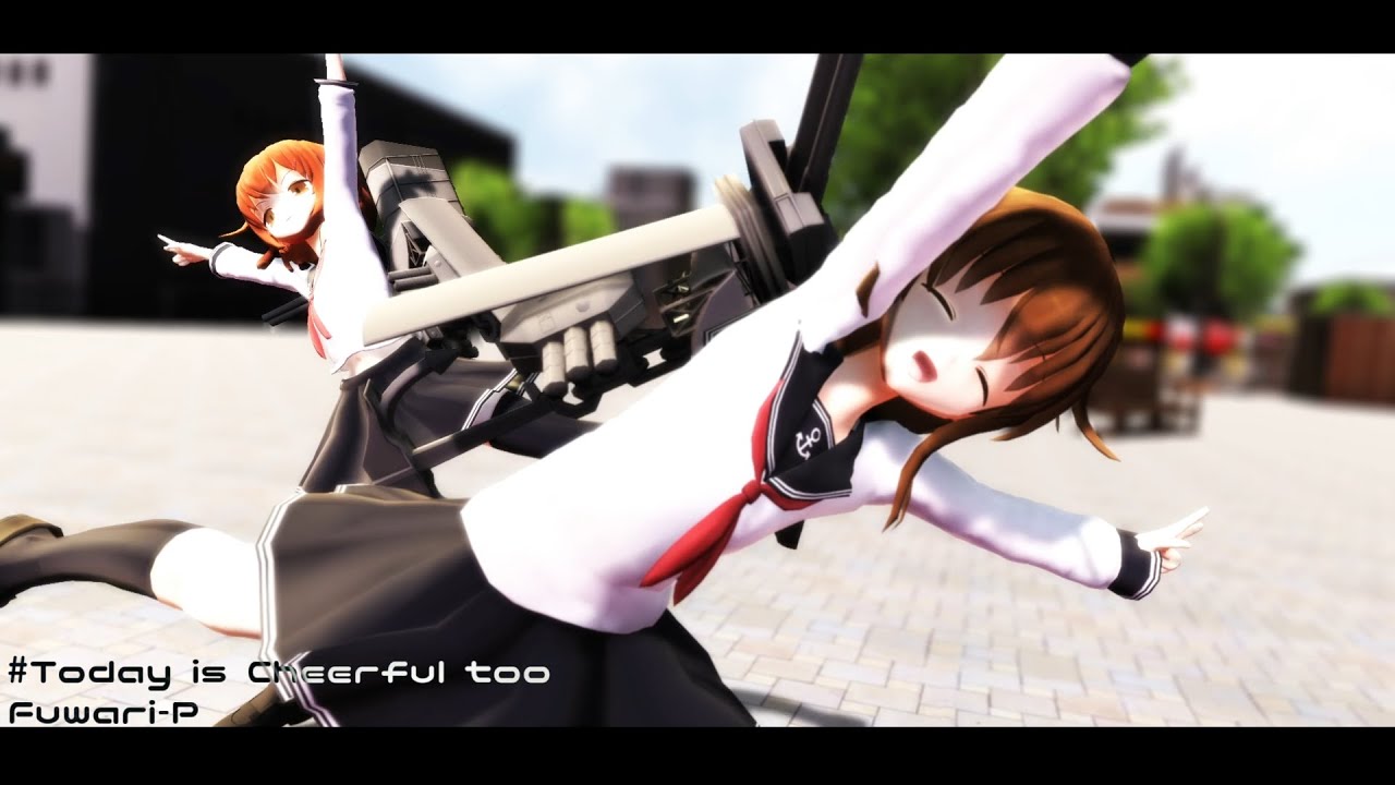 【MMD艦これ】エボシ式雷電で『今日もハレバレ』