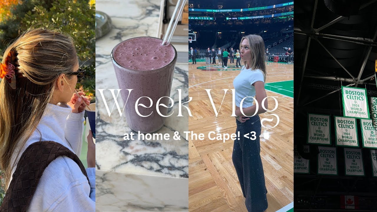 week in my life at home & spending time on the cape with Maggie! 🤍