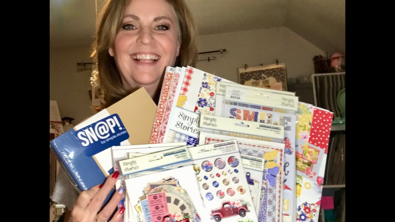 Simple Stories Online #3: Linen Market Unboxing and review