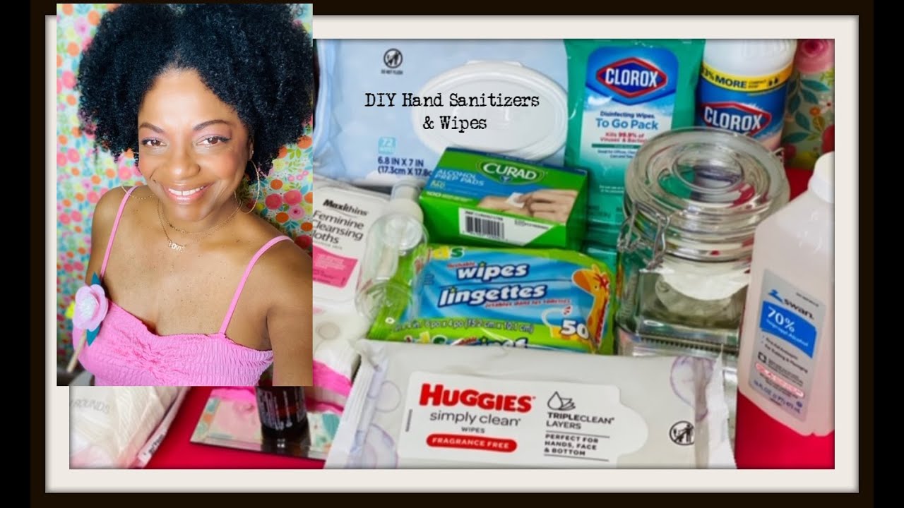 DIY Hand Sanitizers and Wipes Hacks
