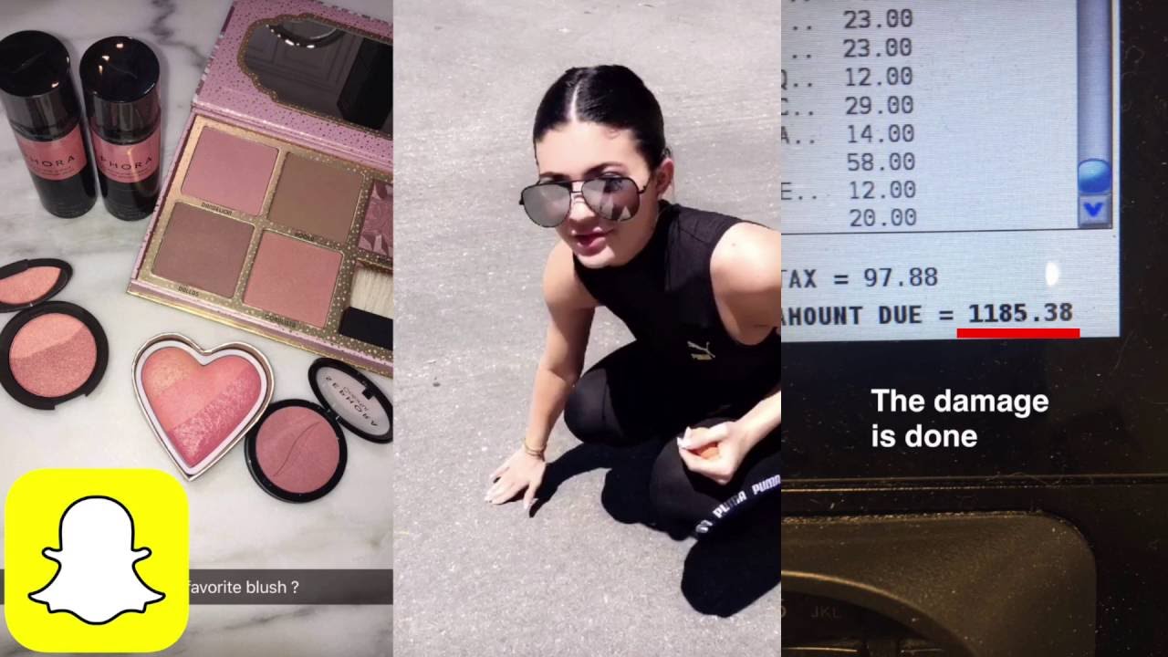 Kylie Jenner's $1.2K SEPHORA HAUL on Snapchat | Kylie Snaps