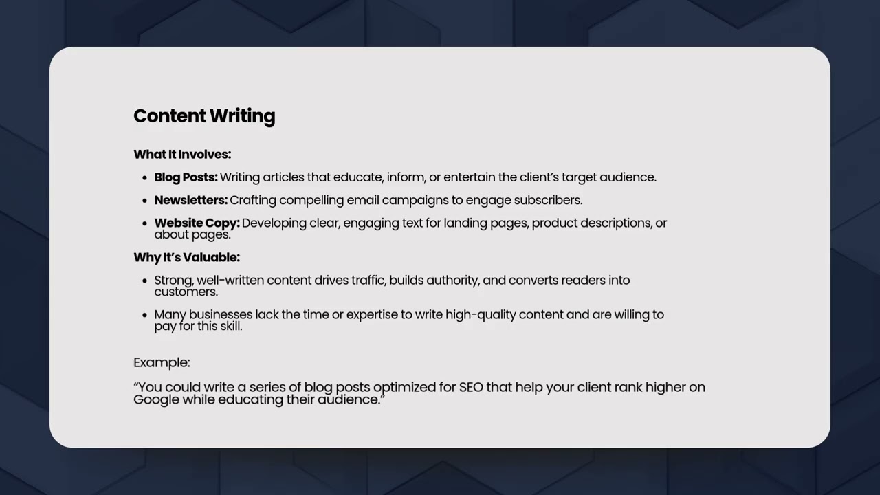 M2L9: Specialized VA Skills