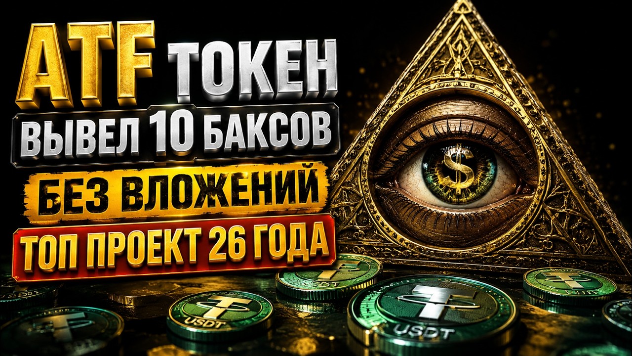 БЕЗ ВЛОЖЕНИЙ ВЫВЕЛ $10! ATF ТОКЕН МОЖЕТ ВЫСТРЕЛИТЬ В 2026!