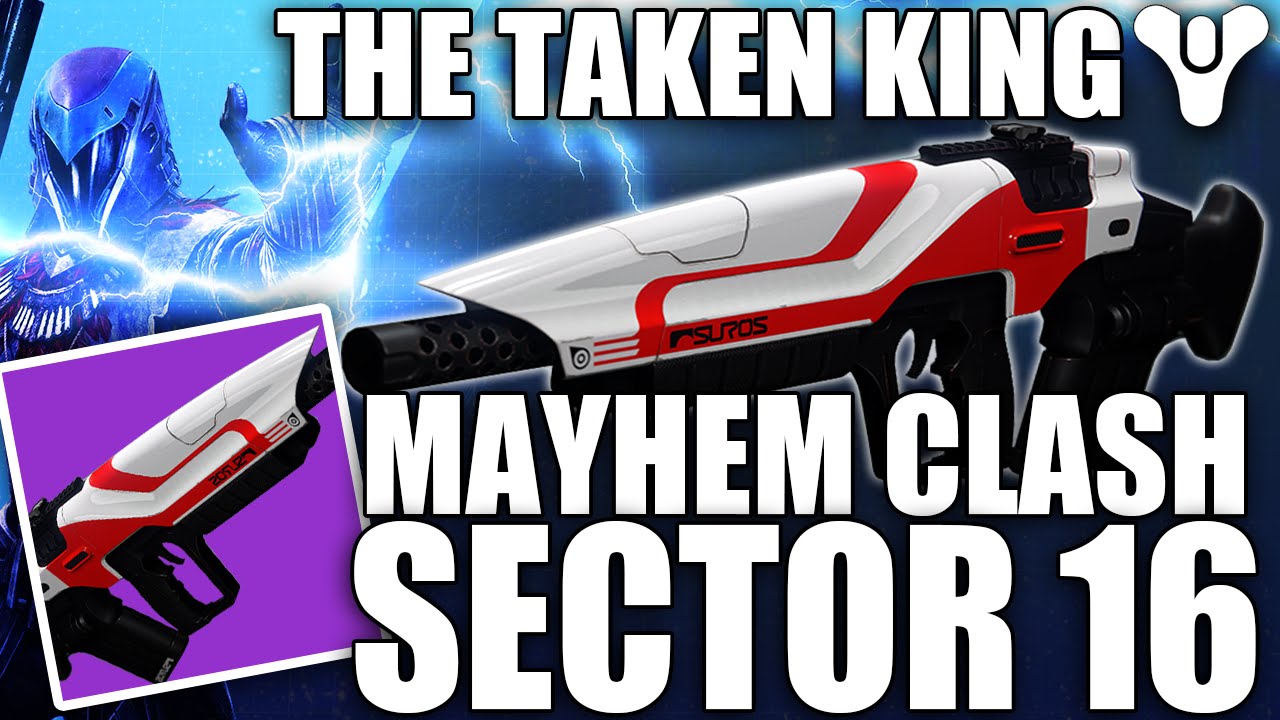 Destiny: Suros PDX-45 / Mayhem Clash / Warlock Stormcaller / Sector 16 Gameplay - The Taken King