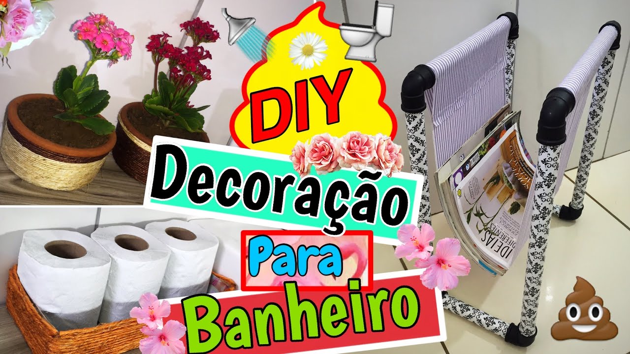 DIY - Dicas de Decoração Para Banheiro - Eduardo Wizard