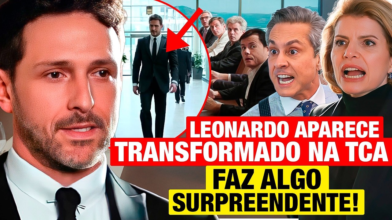 VALE TUDO: Leonardo aparece com VISUAL TRANSFORMADO NA TCA, completamente normal e SURPREENDE TODOS!