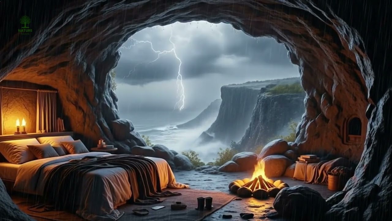 Peaceful Piano in the Cozy Cave | Relaxing & Calming Music