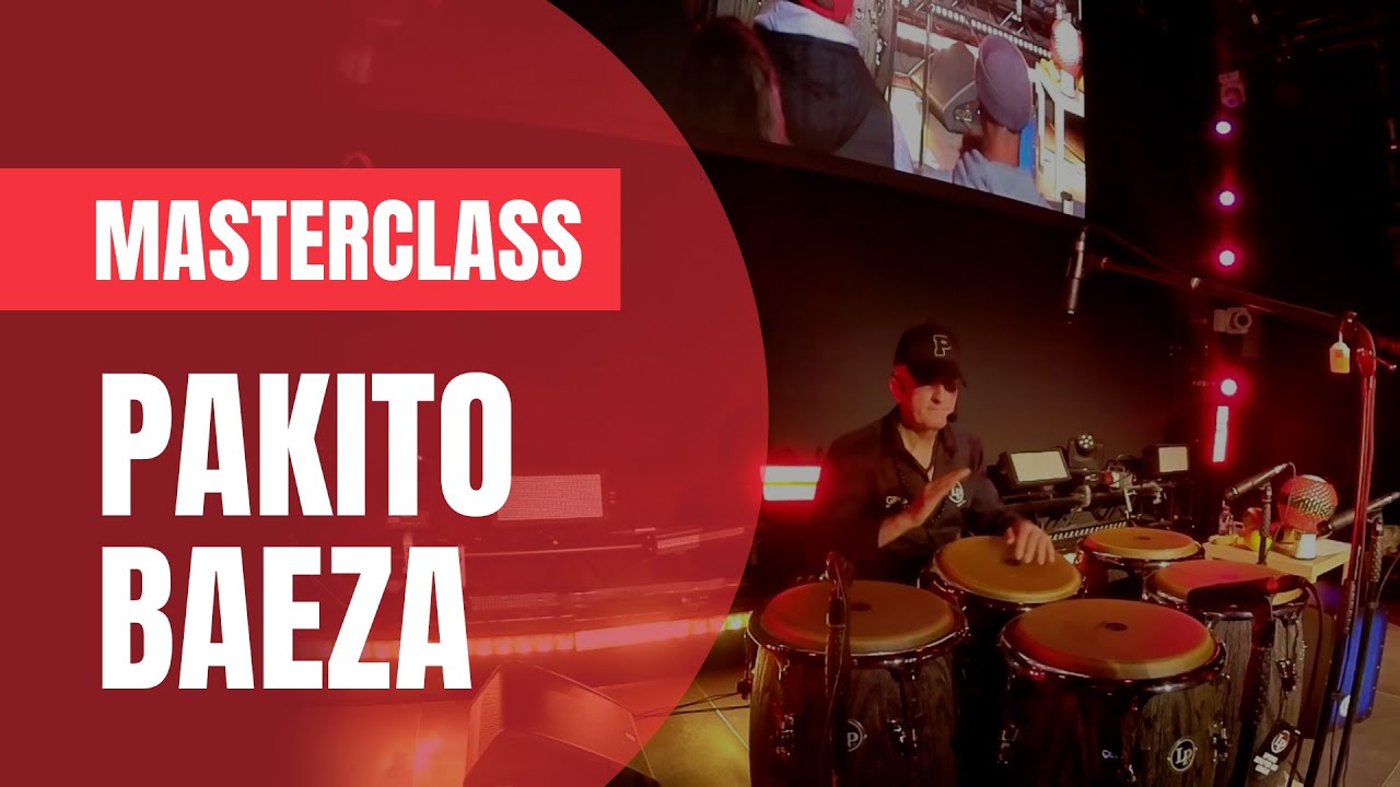 Masterclass de percusión por Pakito Baeza 