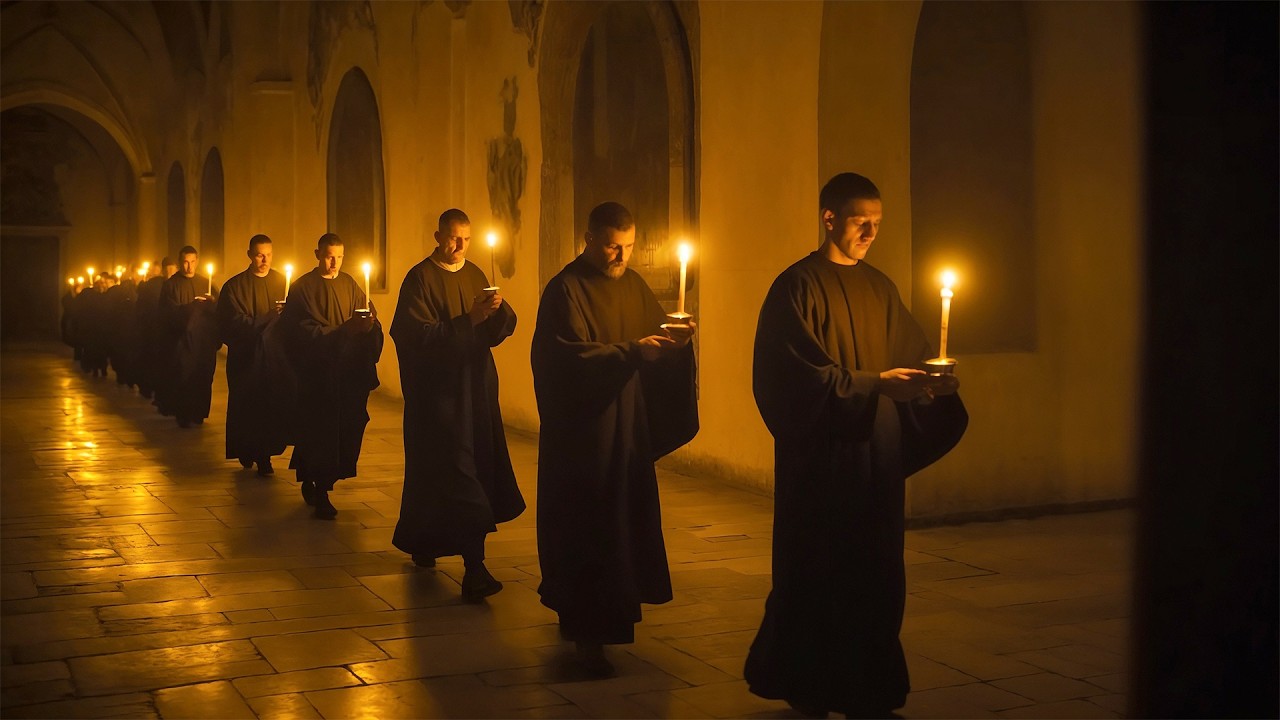 Gregorian Chants - Sacred Hymns Echoing Through the Ancient Monastery