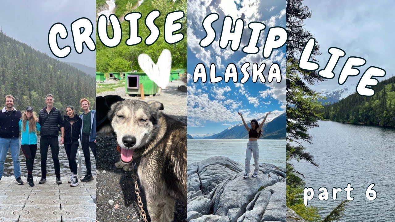 ALASKA CRUISE SHIP TRAVEL 🏔️🌲 hiking // dog musher camp // crew life