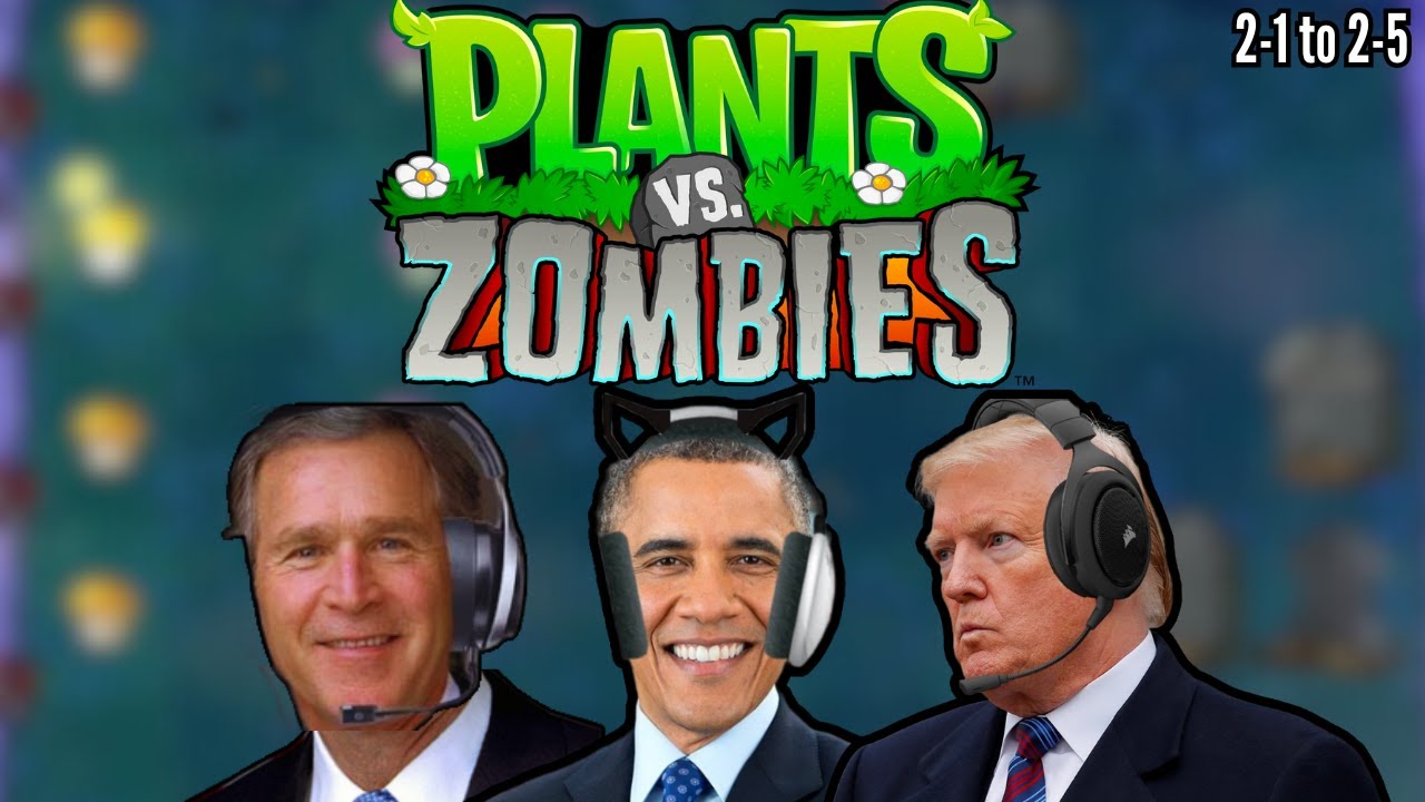 US Presidents Play Plants vs. Zombies (Part 3)