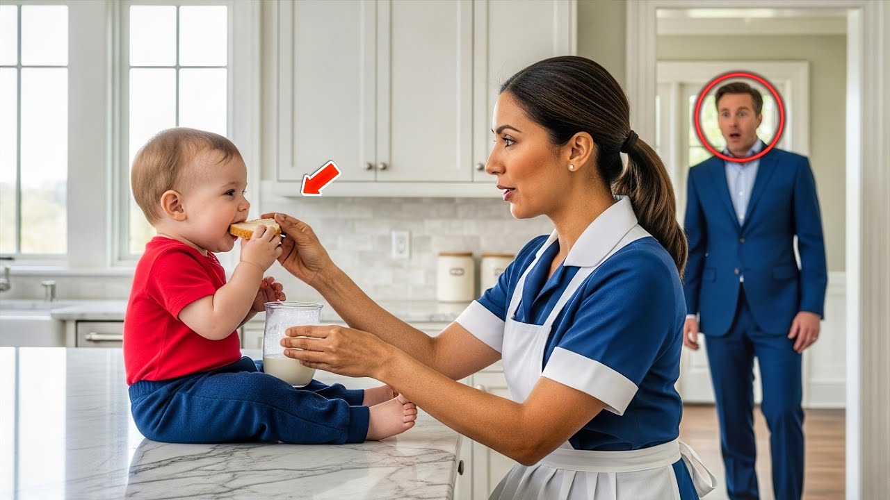 Millionaire’s Baby Refused to Eat for a Week — Until the Poor Maid Did the Impossible