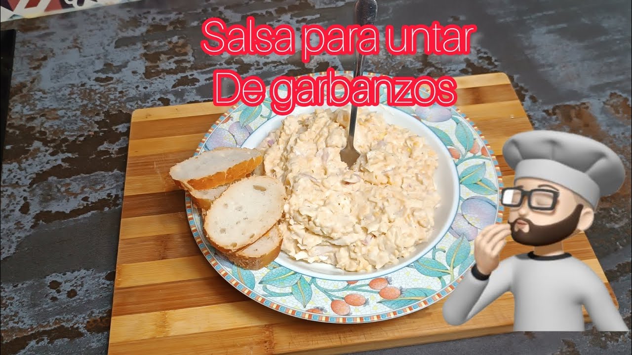 salsa para untar de grabanzos
