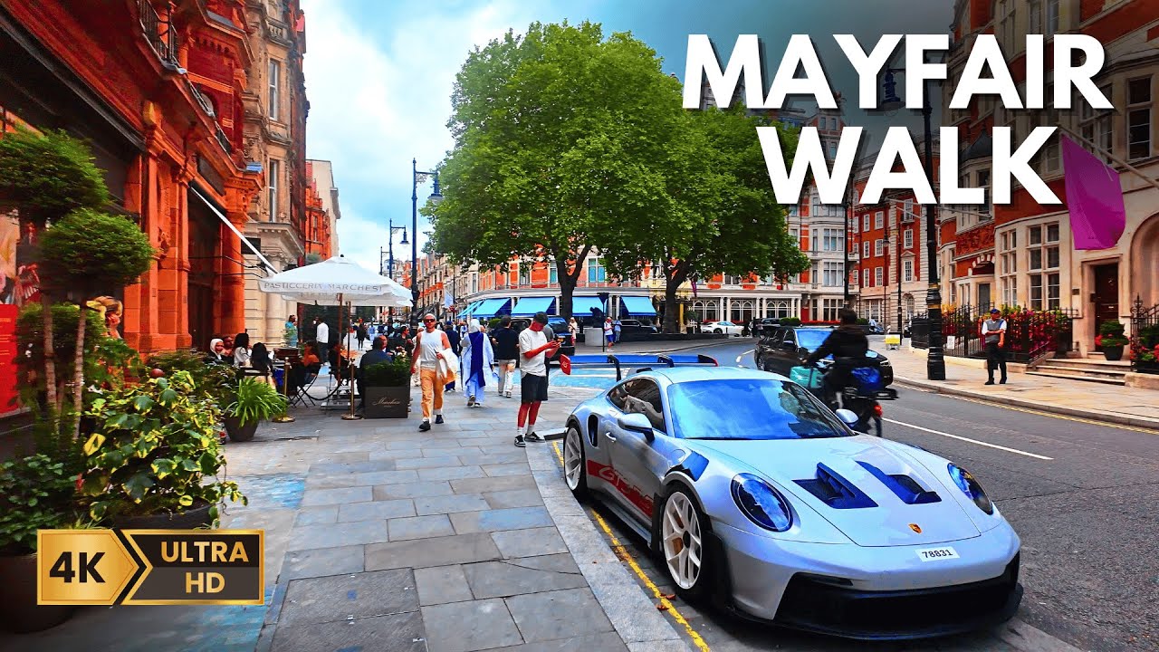 London Walk: Mayfair in 4K 🇬🇧 | Supercars, Luxury Shops & Wealthy Streets