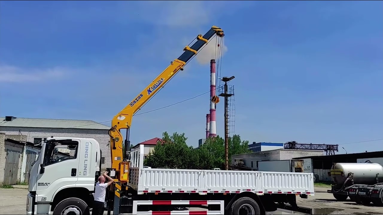 Манипулятор ISUZU GIGA с КМУ XCMG KSQS125-4, грузоподъемность 5 тонн. В наличии. +7 (922) 718-07-99