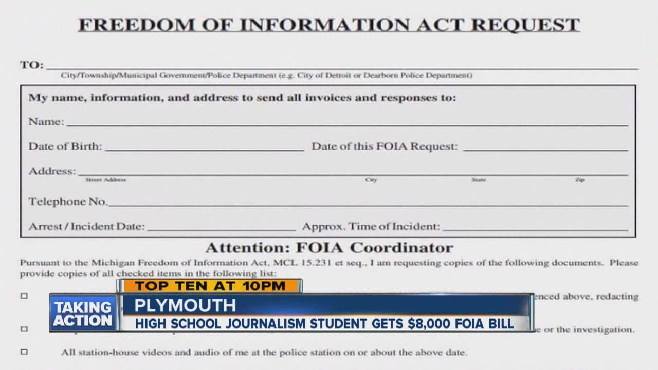 High school journalist hit with nearly $8,000 bill for FOIA request