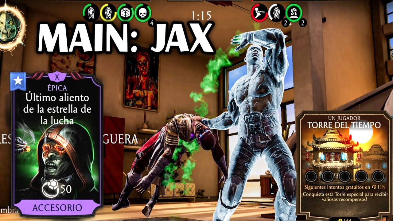 JAX ES CLAVE! 💪🏼 Batalla 50 De La TORRE DEL TIEMPO + RECOMPENSA. MK Mobile