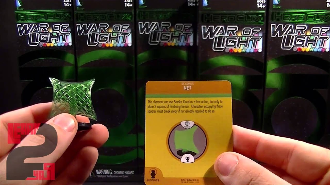 War of Light Heroclix Wave 1 Unboxing