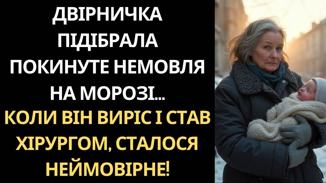 ЖІНКА ВРЯТУВАЛА ЗАМЕРЗАЮЧЕ НЕМОВЛЯ... КОЛИ ВІН ВИРІС І СТАВ ХІРУРГОМ, СТАЛОСЯ НЕЙМОВІРНЕ!