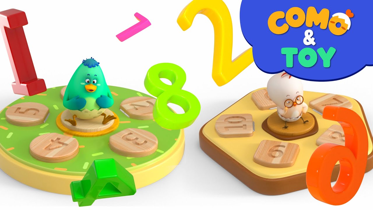 Como | Number Stamp + More Episodes 10min | Cartoon video for kids | Como Kids TV