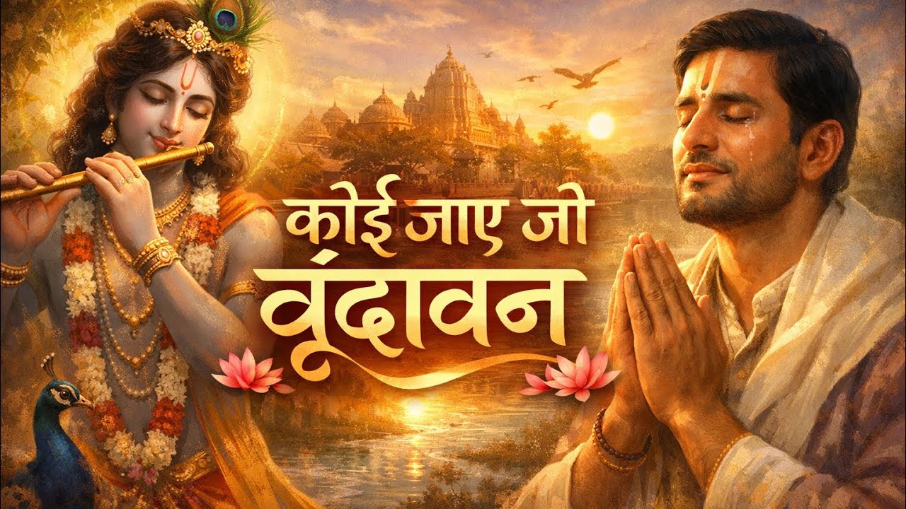 कोई जाए जो वृंदावन | Heart Touching Krishna Bhajan | Lord Krishna Bhajan | Vrindavan Song
