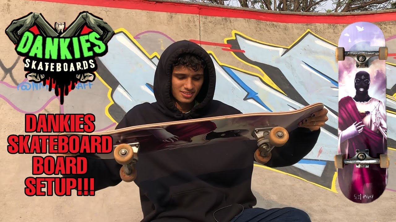 DANKIES SKATEBOARD Board Setup video