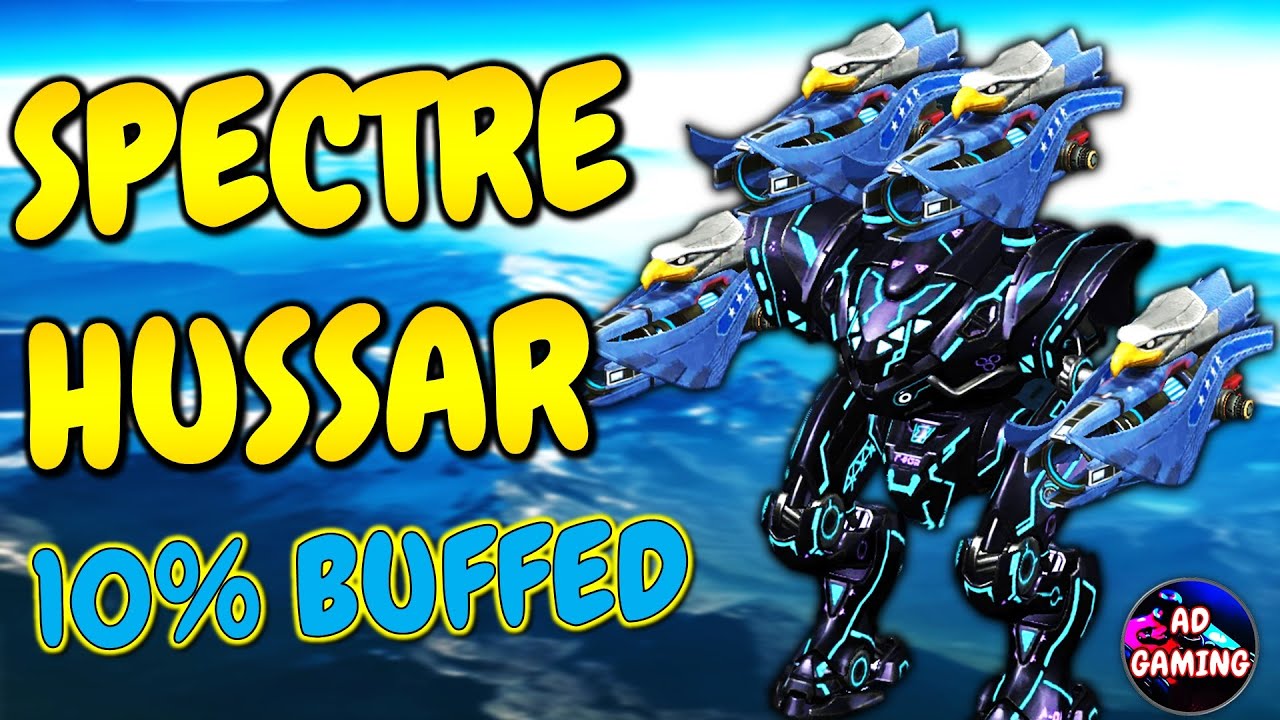 FREEDOM HUSSAR ( 10% Stronger ) SPECTRE Gameplay Update 5.6 - War Robots MK2 Gameplay WR