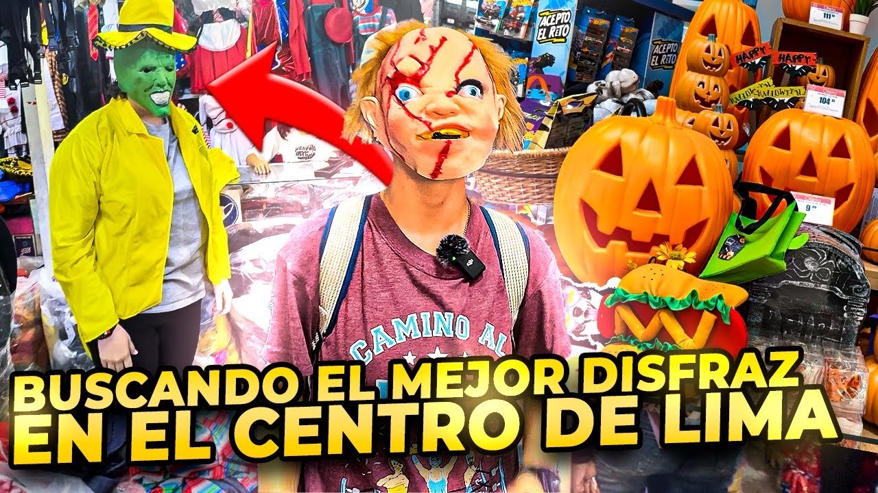 BUSCANDO EL MEJOR DISFRAZ EN EL CENTRO DE LIMA - Ariana Bolo Arce