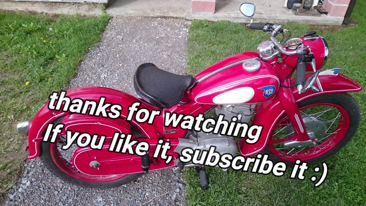 NSU Max Special 250  (time lapse restoration over 14 months )