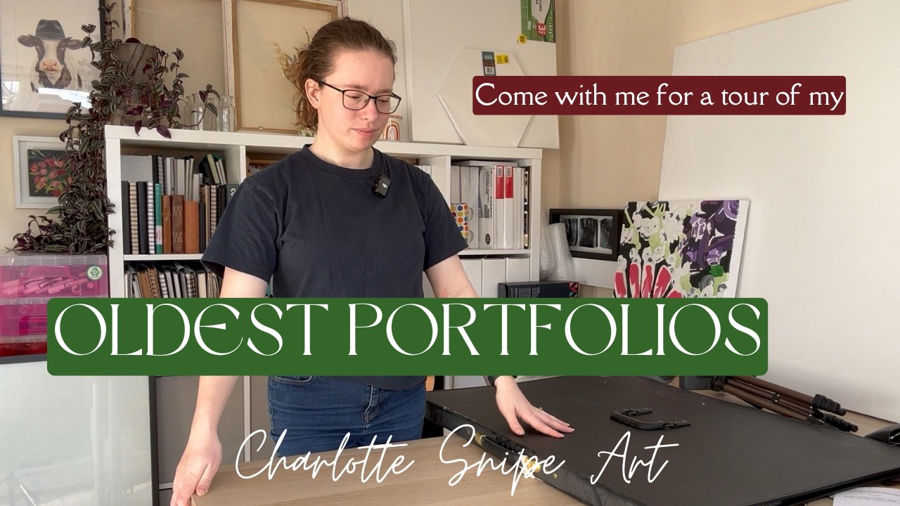 Sketchbook Tour | My Oldest Portfolios