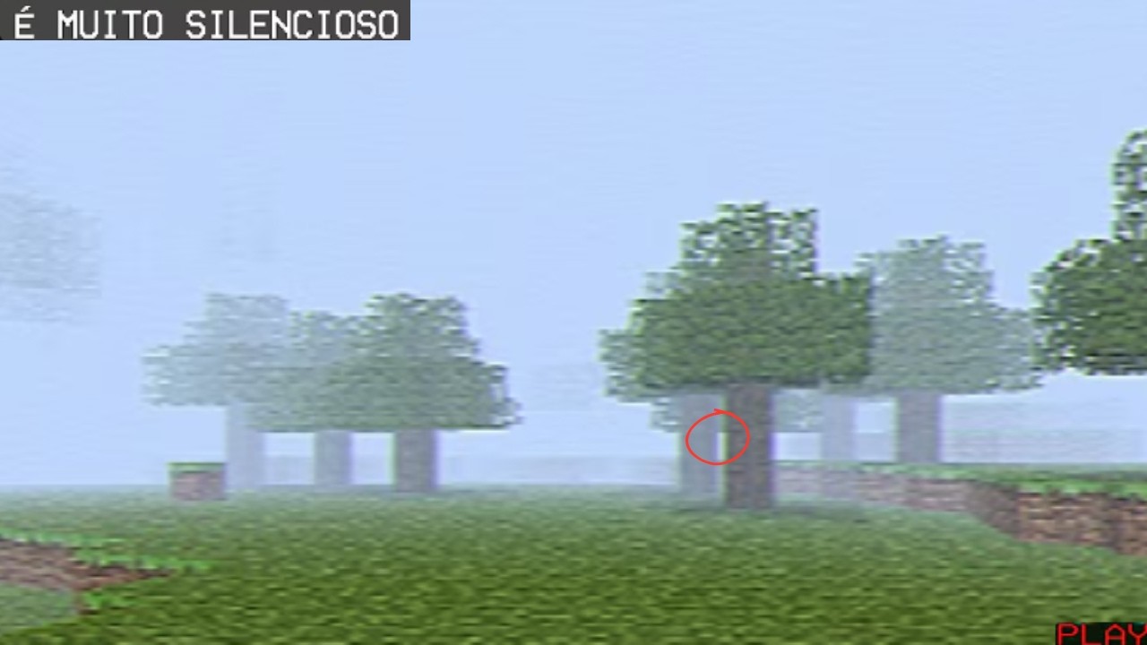MINECRAFT É LITERALMENTE UM JOGO DE TERROR