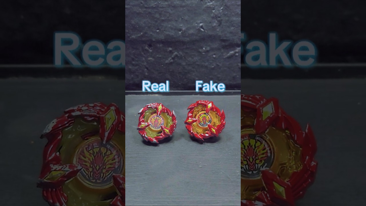 Real Vs fake Beyblade X #shorts #beyblade #gadgets