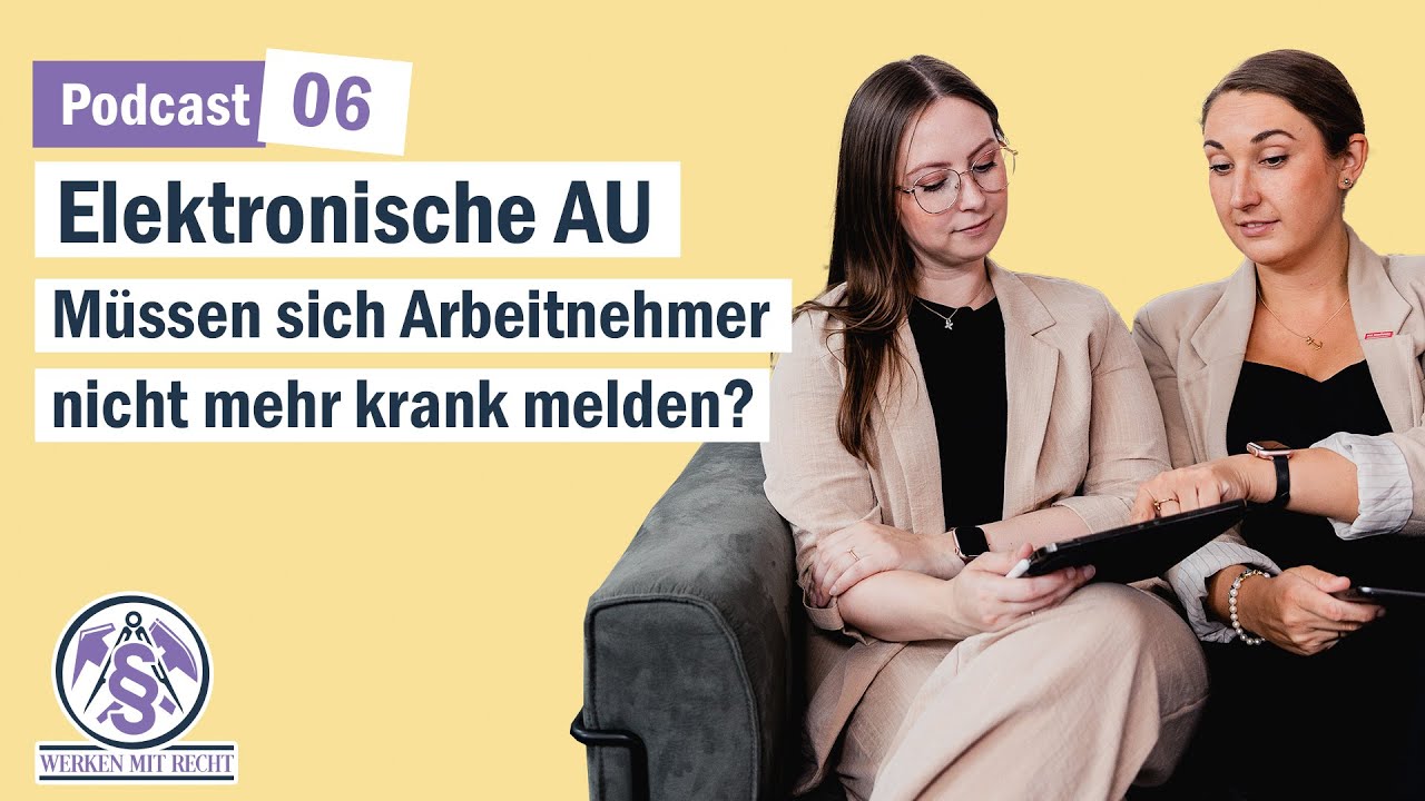 Elektronische Arbeitsunfähigkeitsbescheinigung - müssen sich Arbeitnehmende nicht mehr krankmelden?
