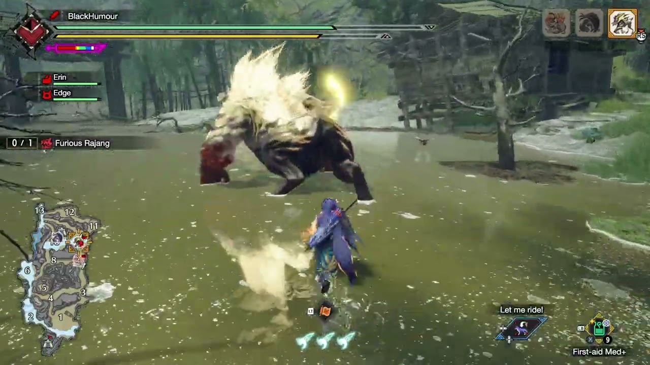Monster Hunter Rise Sunbreak - Furious Rajang no death