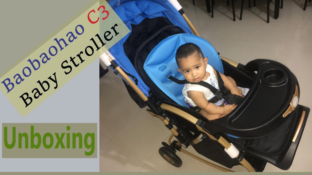 baobaohao C3 baby stroller Unboxing Bangla