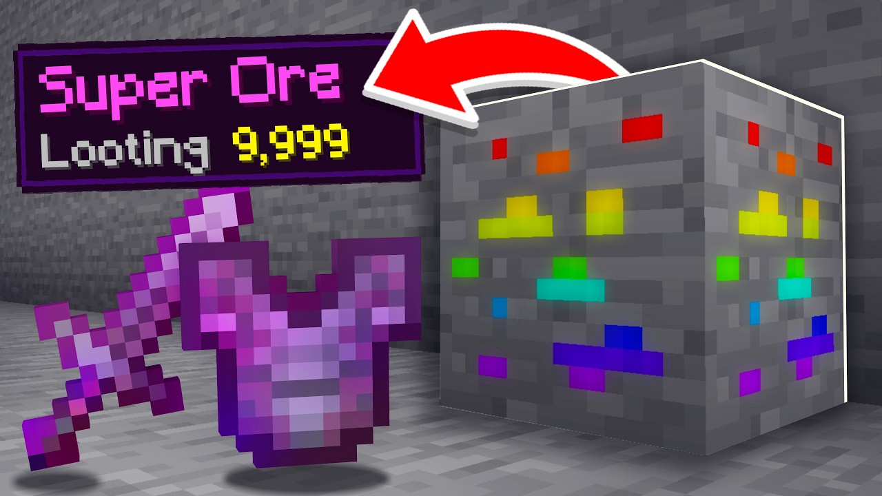 Minecraft, But EVERY ORE Is SUPER!