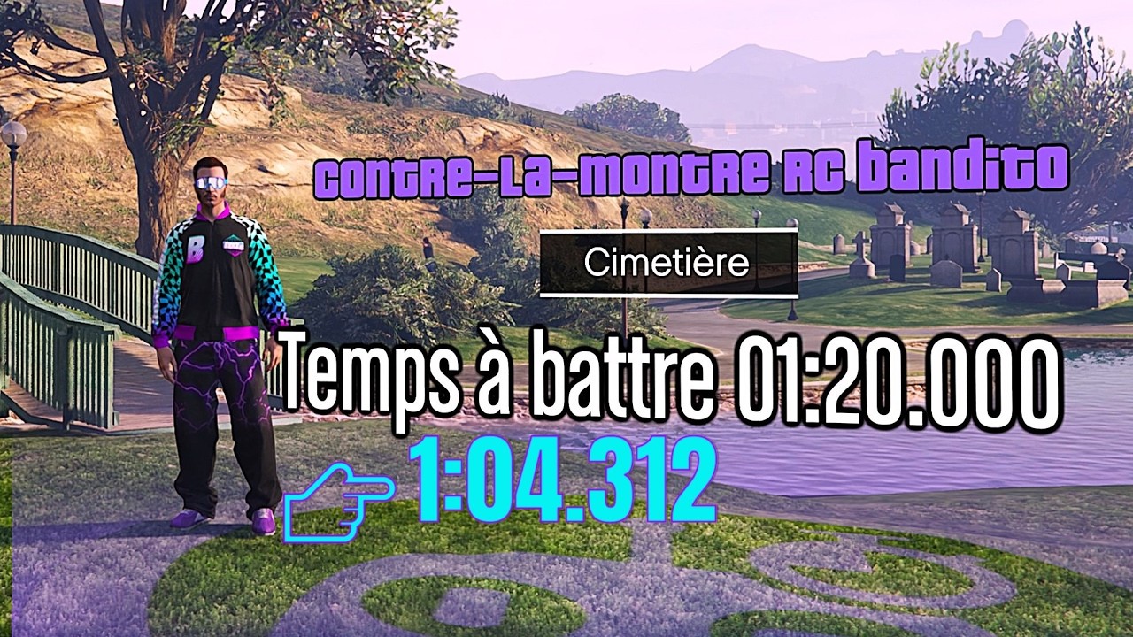 GTA RC Bandito Time Trial - Cemetery / PS5. Contre la montre RC Bandito - Cimetière