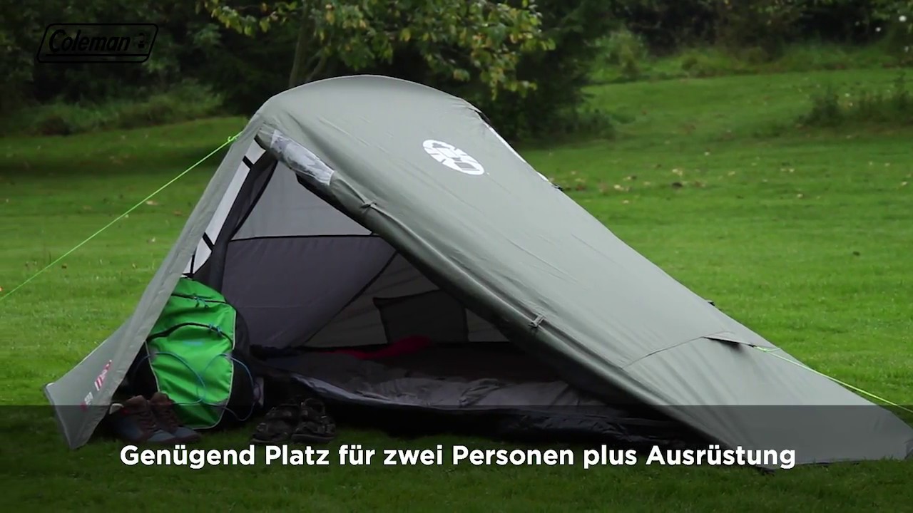 Coleman® Bedrock 2 - schnell und leicht aufbaubares Zelt für 2 Personen
