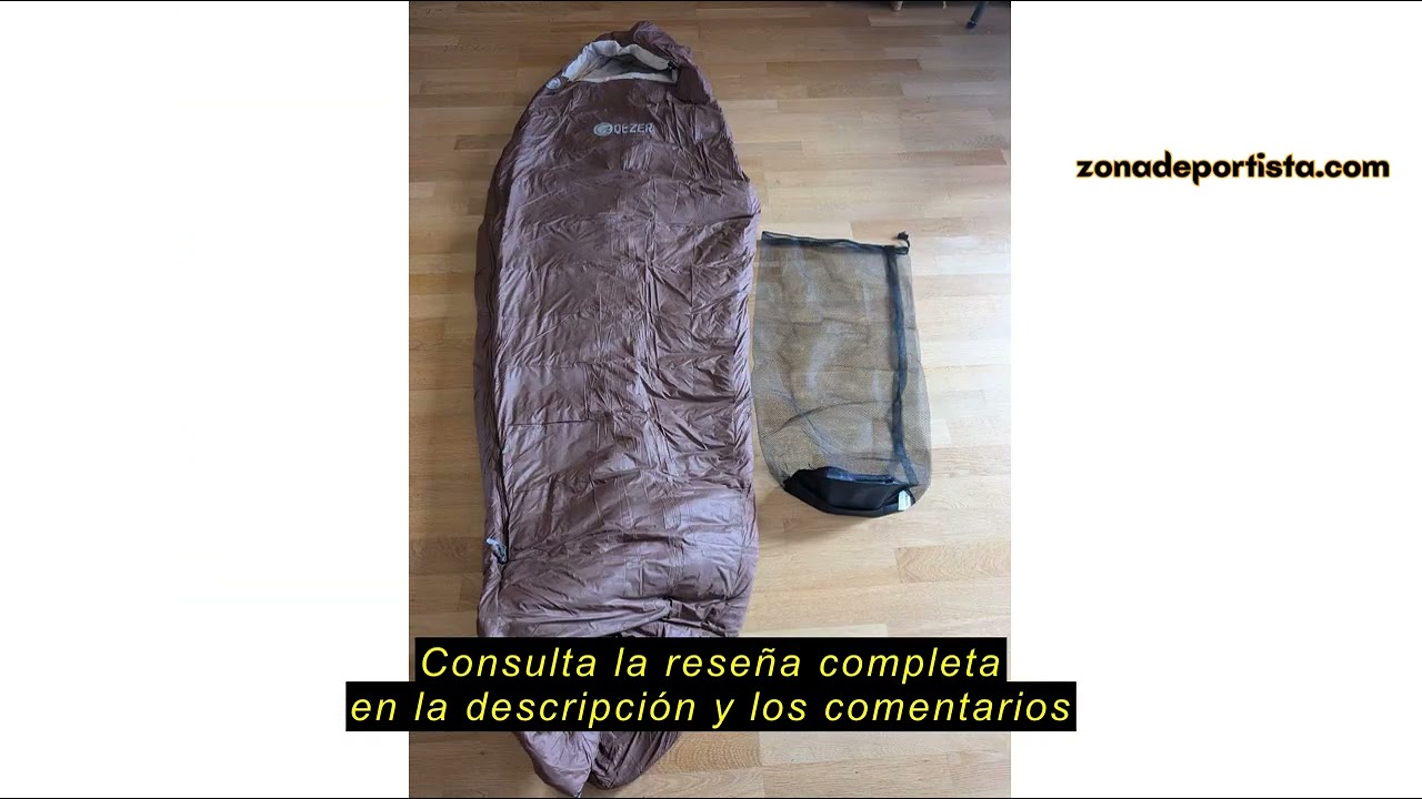 Reseña del QEZER Saco de Dormir de Invierno -20 Grados, cálido Saco de Dormir de plumón para Clima f