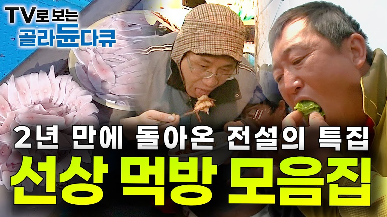 누구보다 밥에 진심인 선장님만 모았다✨ 회 없으면 퇴근을 안 하는 어부들의 꿀맛 같은 한끼｜선상먹방 모음집｜특집｜Korean seafood｜#골라듄다큐