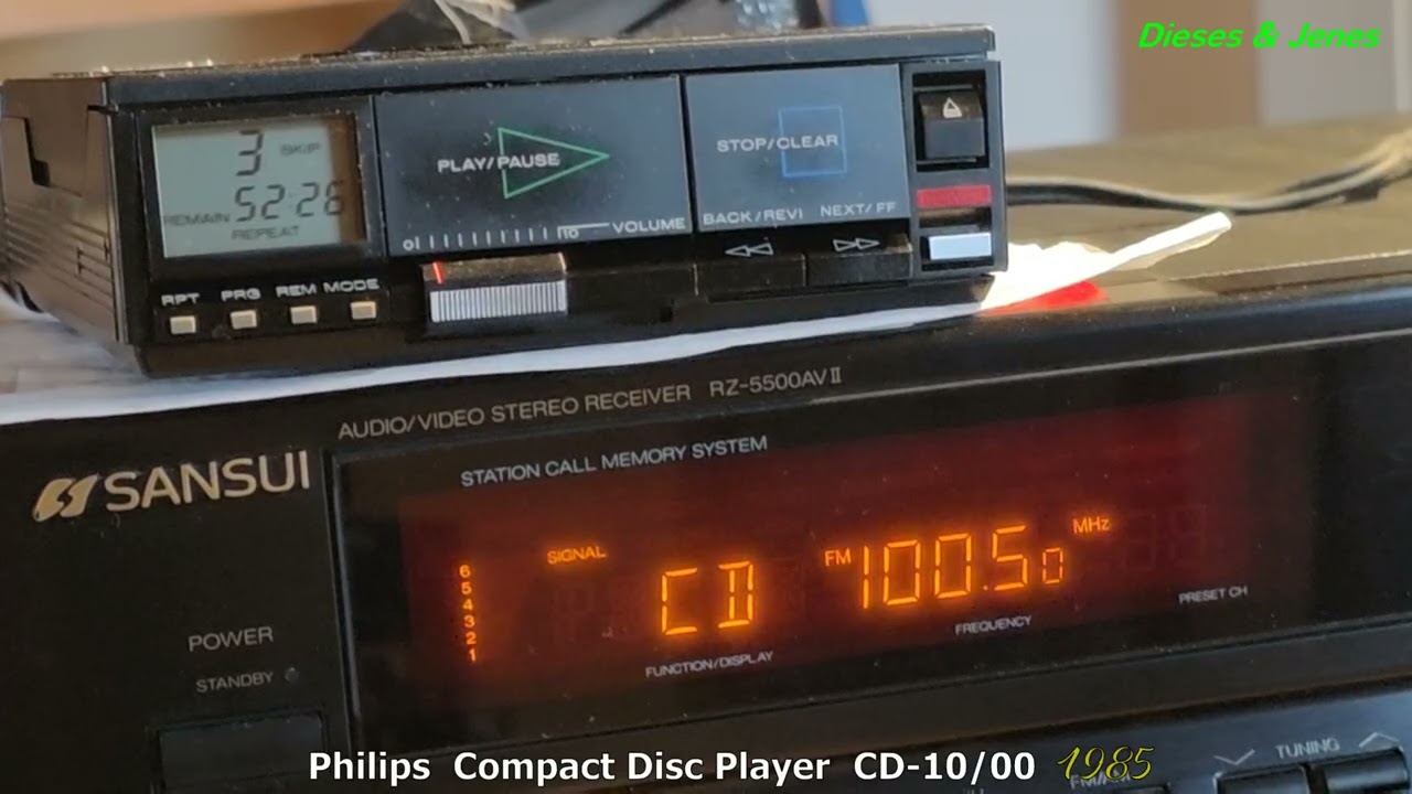Philips Prtable Compact Disk Player CD 10/00